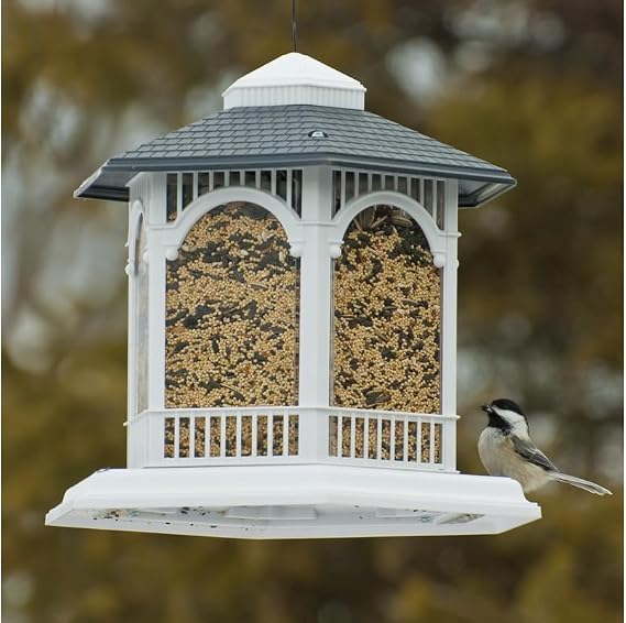 Woodlink NA6262 Audubon Hopper Deluxe Gazebo Wild Bird Feeder