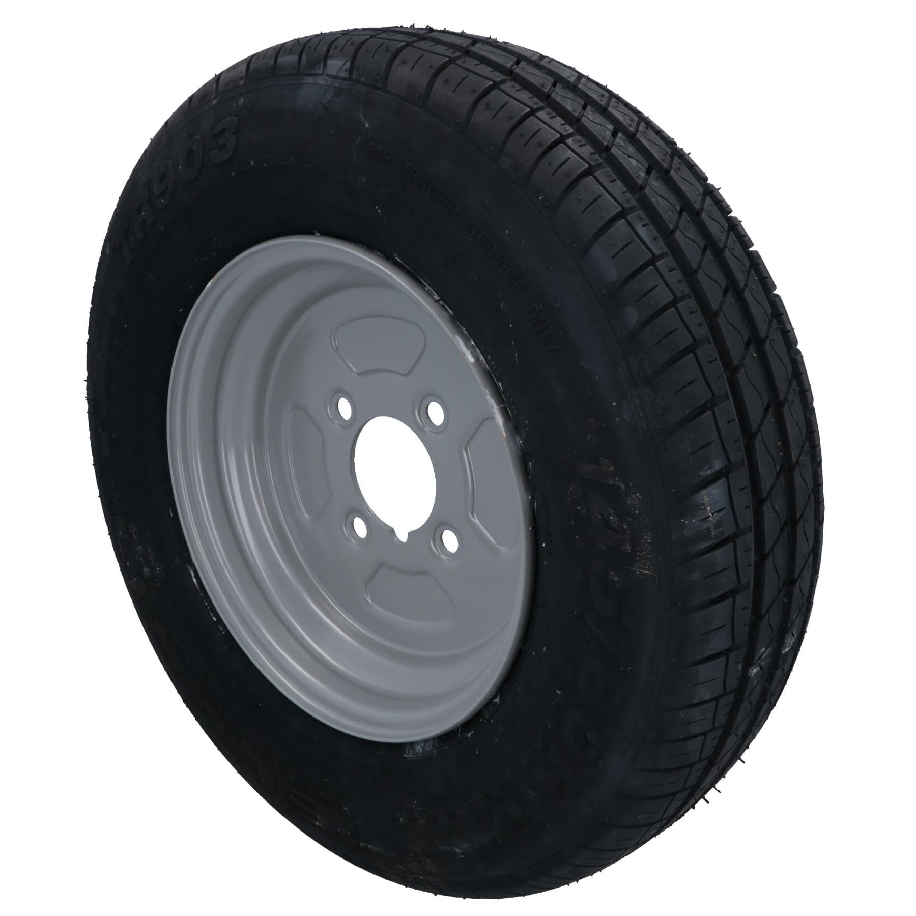 750kg Unidades de suspensión de Remolque neumáticos Ruedas de 145 x 10 de 4 Capas 4" PCD 4 Stud rodamiento del Cubo