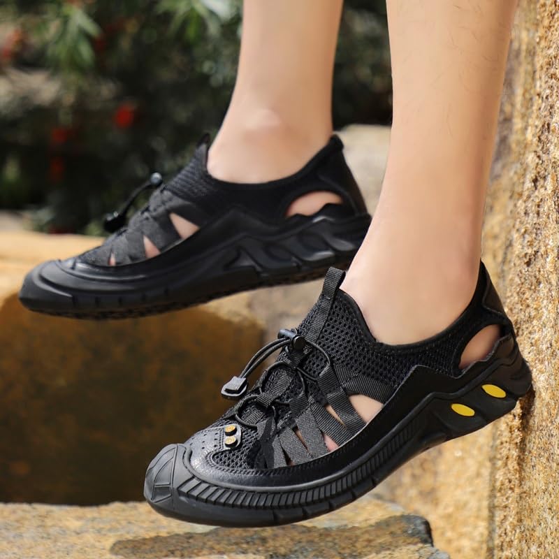 Outdoor Handmade Casual Beach Sandals Wading Sneakers Men Sandals Comfortable Soft Men's Shoes4