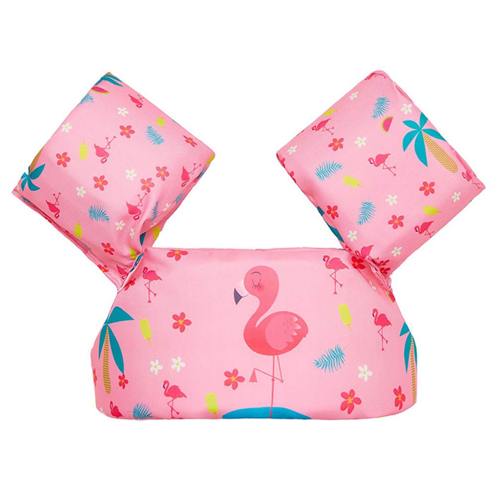 Chaleco Piscina Bebe, Chaleco Flotante para Niños, Chaleco de Natación con Brazalete, Manguitos de Flotante para Aprender Nadar con hebilla de seguridad para niños y niñas de 1 a 6 años, 10-30 kg