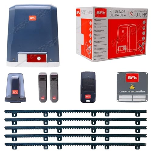 KIT cancello scorrevole BFT DEIMOS BT A600 ULTRA 24V +