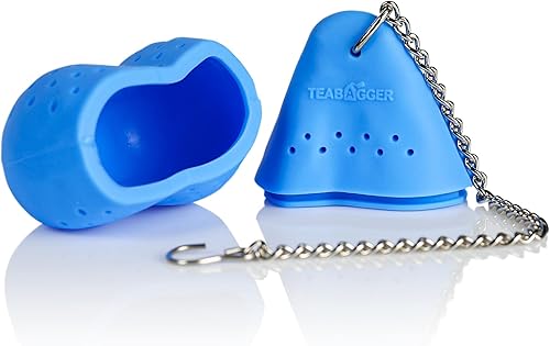 Miniatura 2 de The TeaBagger, El Infusor de Té, Divertida Regalo Broma para Adultos, Novedad, Calcetín Relleno para Hombres y Mujeres, Azul