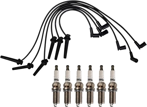 Miniatura 362 de TRQ Kit de bujías de 5 piezas de bujías de iridio compatibles con Chevrolet Aveo 2004-2008 Aveo5 2004-2008