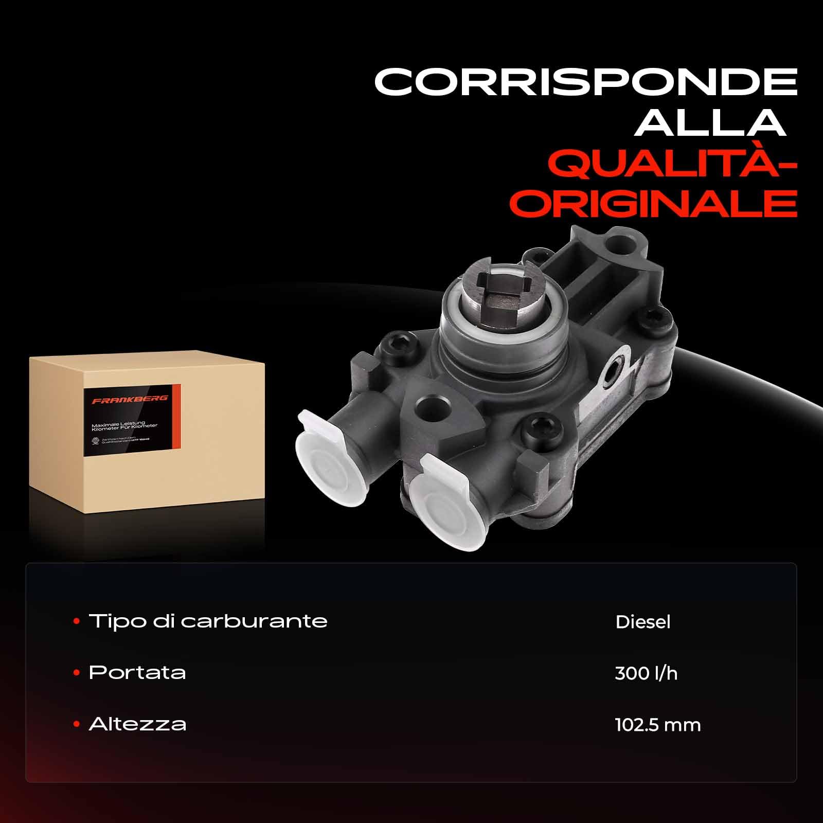 Frankberg Pompa carburante Pompa Diesel Unità pompa 12v senza filtro