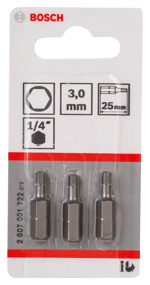 3 Punte Da Avvitatore LS 2.5mm Extradura - 25mm Di Lunghezza Per Lavori Professionali - Foto 3
