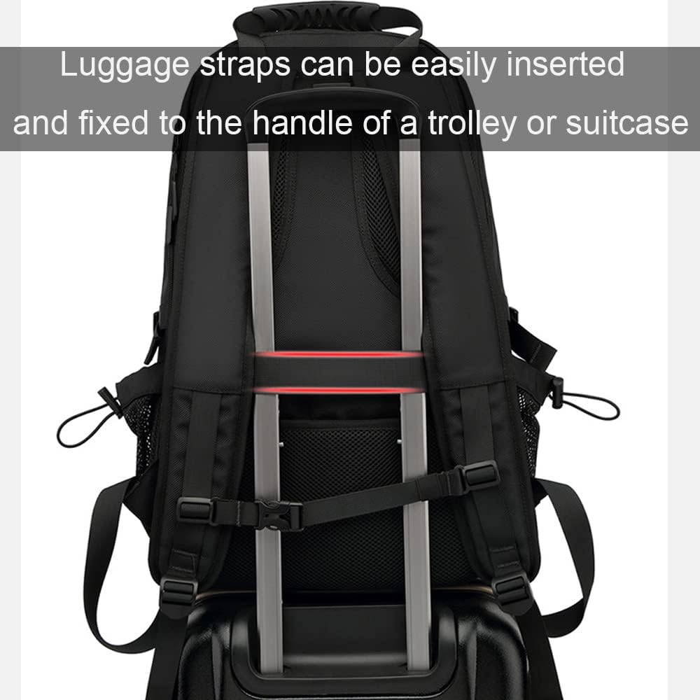 50L 60L 80L Reiserucksack Herren Groß, Erweiterbar Handgepäck Rucksack,17-Zoll Laptoptasche Rucksack Arbeitsrucksack Herren