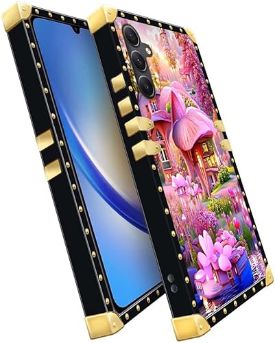 Miniatura 5 de Funda compatible con Samsung Galaxy A54 5G, 1-Fantasy Manor para mujeres y niñas, TPU suave a prueba de golpes, funda protectora para Samsung Galaxy