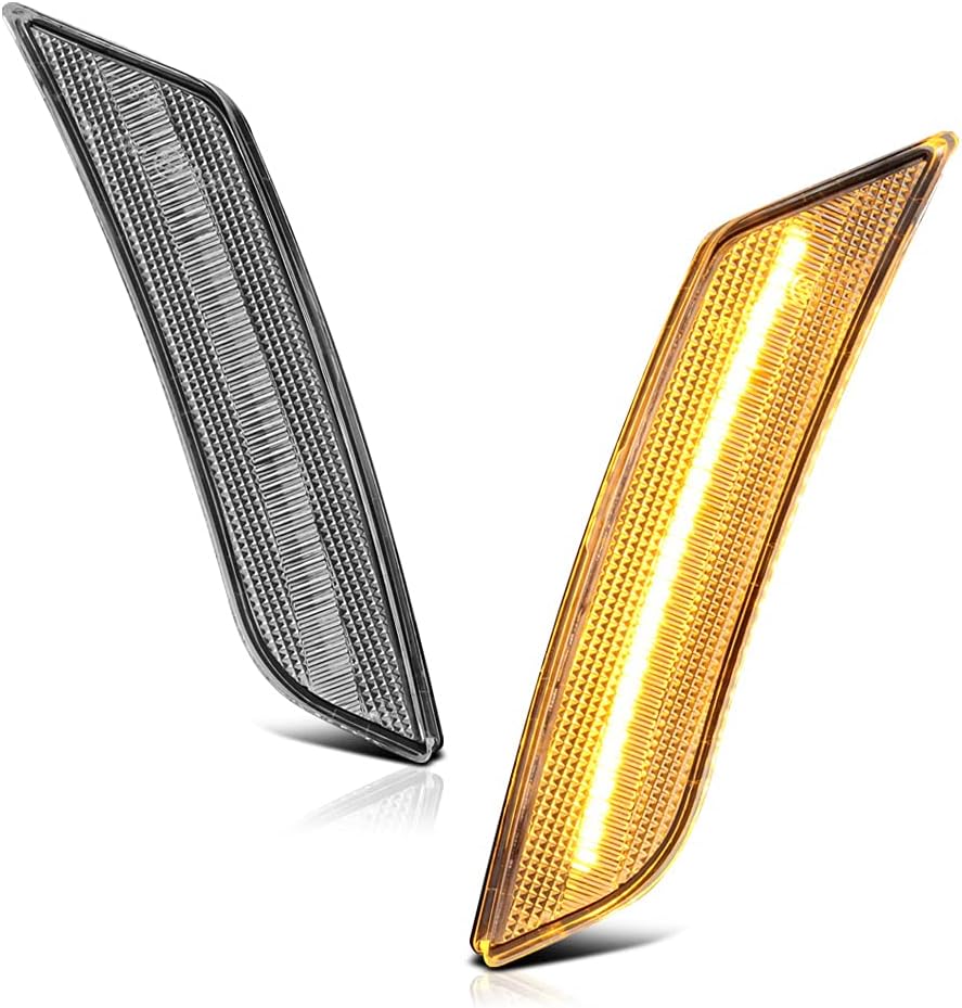 Signal Amber Car & Truck Side Marker Light Assemblies Smoked Lens - Foto 4