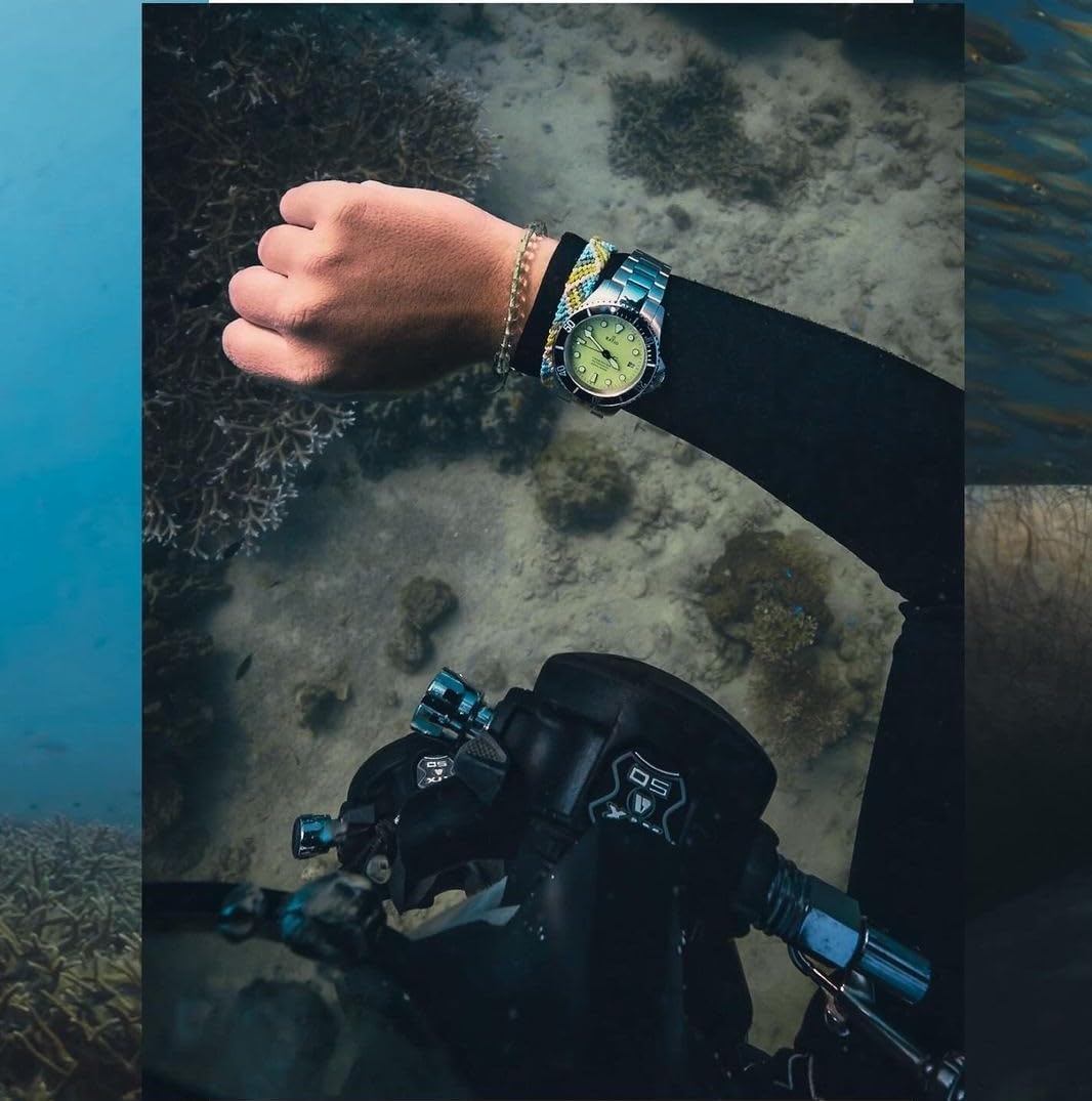 RATIO FreeDiver Sapphire Crystal Diver Watch Japanese Automatic Movement Dive Watch 200m Water Resistant Diving Watch - Image 7