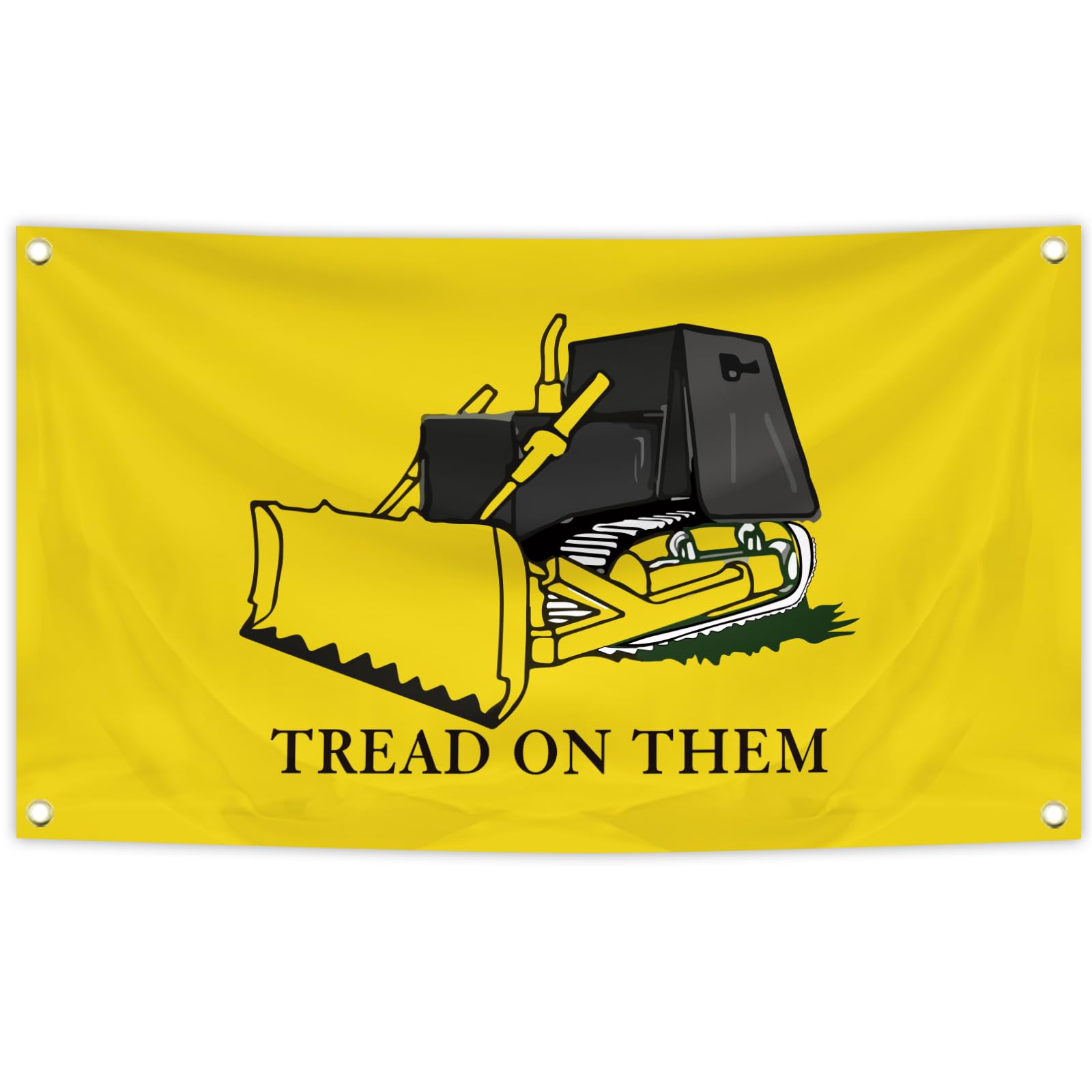 Tread On Them Flagge – 90 X 150 Cm, Polyester, Mit 4 Messingösen, Für Zimmer, Männerhöhle, Outdoor/Indoor-Deko