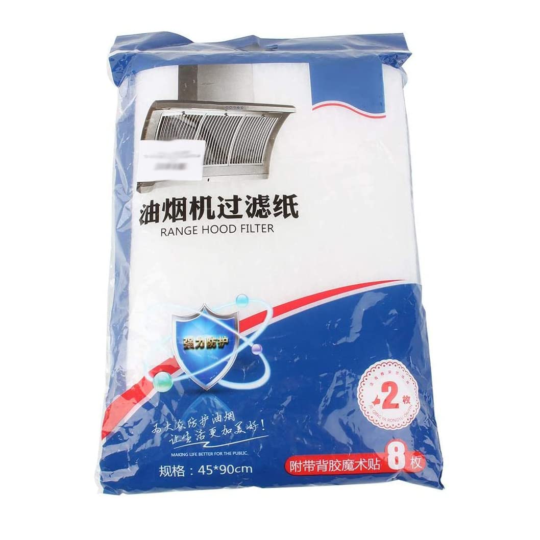 WUNDER Filtro de Grasa para Campana Extractora 2 Piezas Papel Absorbente de Aceite