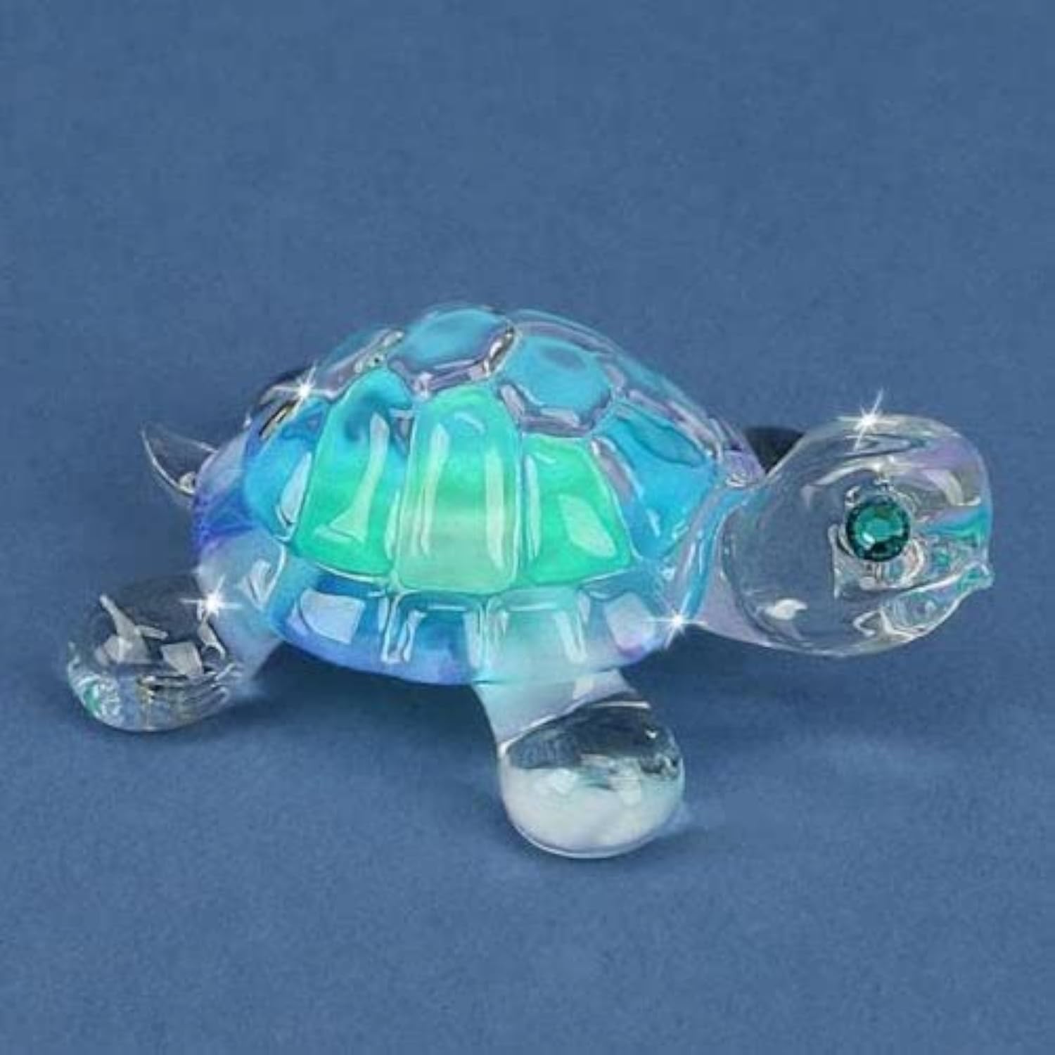 Glass BaronTurtle, Blue