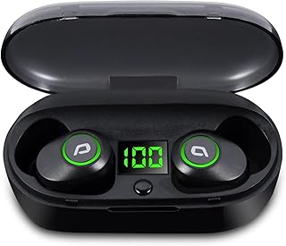 Wireless Bluetooth Earbuds, in Ear Headphones IPX7 Waterproof Bluetooth 5.0 Earphones, Premium Stereo Noise Cancelling Wireless Earphones Built-in Mic Headset with Wireless Charging Case for Sport