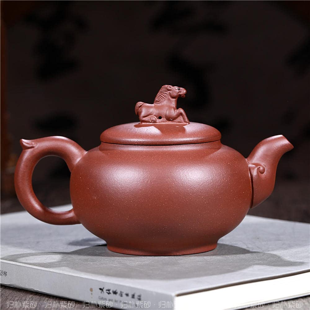 Czajniczek Zaparzacz Do Herbaty Czajniczek Ekspres Do Herbaty Yixing Handmade Teapot Surowy Rudy Purpurowy Purpurowy Piasek Pot Natychmiast Udany Czajnik Prezent Herbata Zestaw