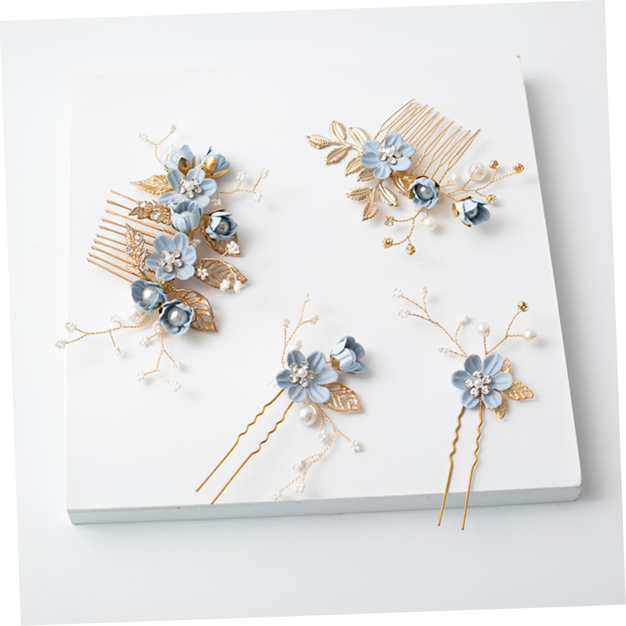 Abaodam 20-teiliges Elegantes Haarkamm-set Für Die Hochzeit Braut-accessoires Strass-haarkamm Für Das Hochzeitskleid