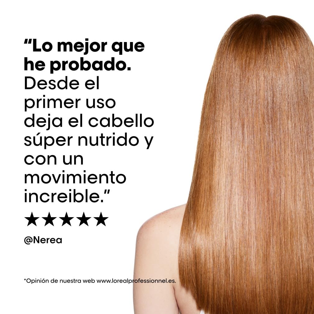 L’Oréal Professionnel, Absolut Repair Molecular Mascarilla Reparadora Sin Aclarado, Textura Crema, Repara Daños y Fortalece, Termoprotección, Fórmula Patentada, para Cabello Dañado