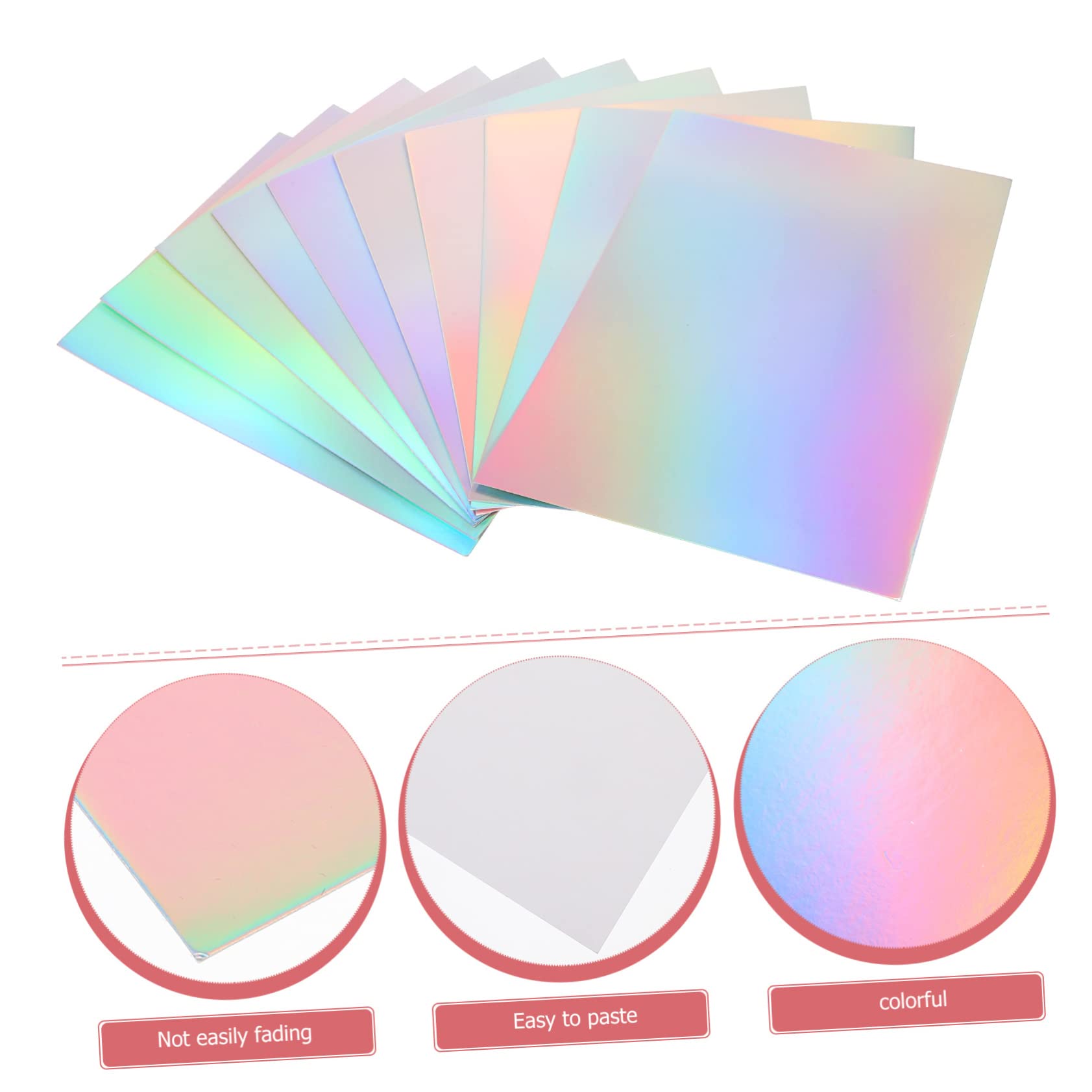 Hohopeti 50 Papeles Decorativos Cuadrados de Papel para Bricolaje, Fáciles de Usar y Cortar, Ideales para Scrapbooking y Manualidades DIY