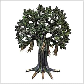 置物 COMPANY Tree of Seasons MVs Madh Ventures Brass Kalpavriksha Tree Showpiece Table Decor