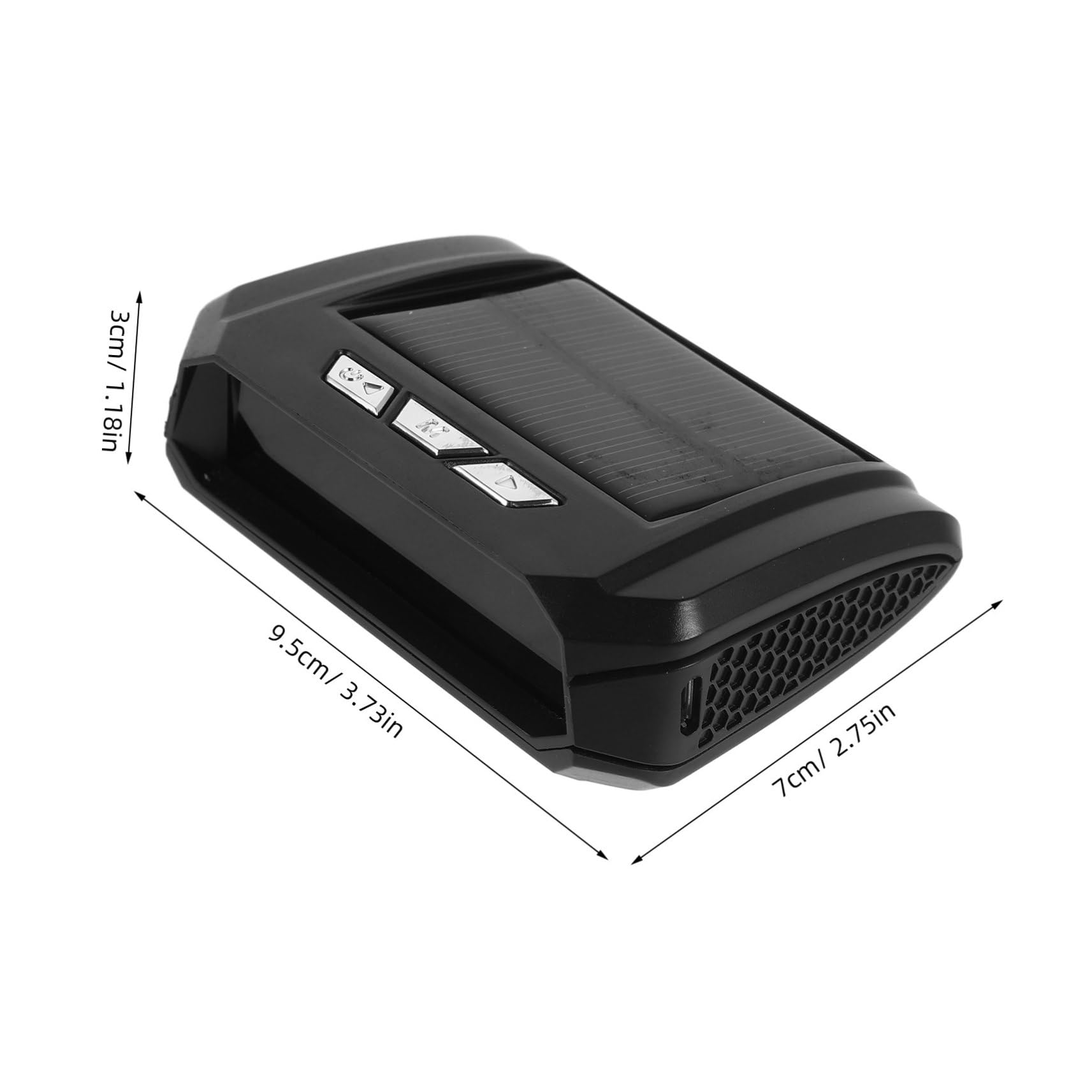 Reloj Digital para Coche con Pantalla de Temperatura y Fecha, Multifuncional, Pequeño y Compacto para Salpicadero, Fabricado en Abs y Componentes Electrónicos
