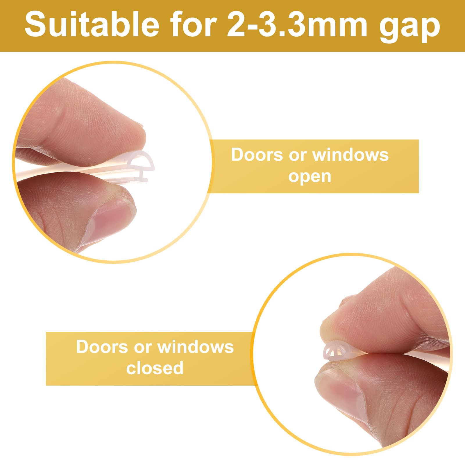 PATIKIL Window Weather Stripping Door Seal - Image 4