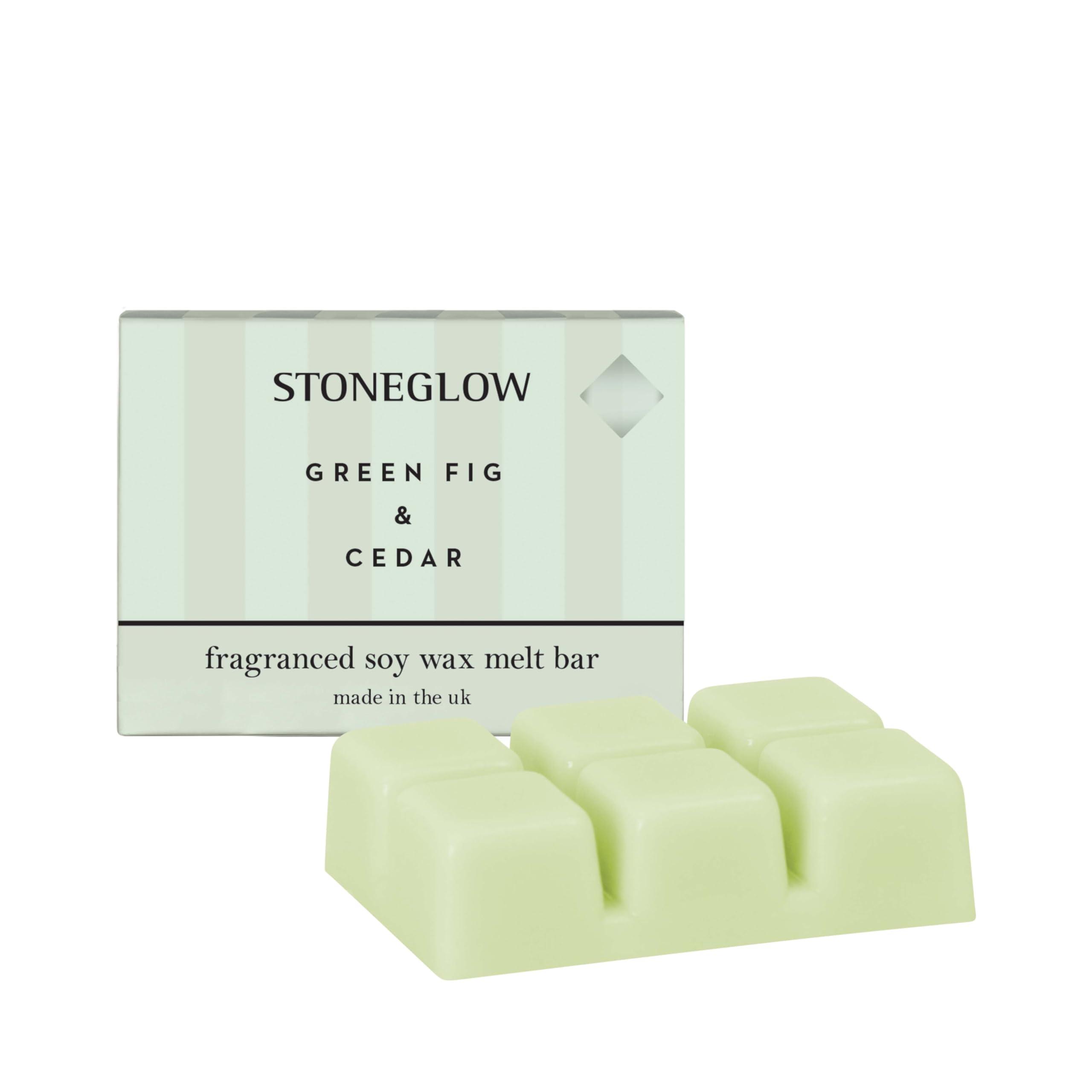 Stoneglow Green Modern Classics Collection - Fig & Cedar Soy Wax Melt Bar