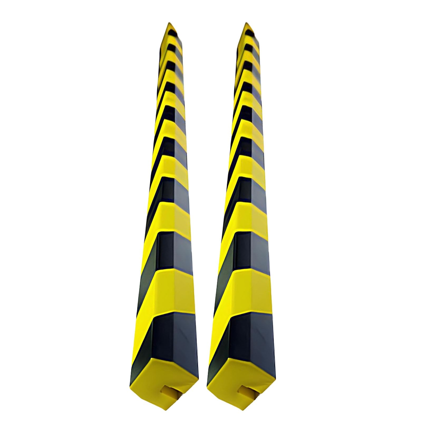 39" Schaumstoff-Kantenschutz, Gut Sichtbare Selbstklebende Eckenschützer Mit Schwarz-gelben Streifen, Sicherheits-Kantenschutz Aus Schaumstoff Für Wände, Treppen, Garagen(Square U-Shaped,2PCS)