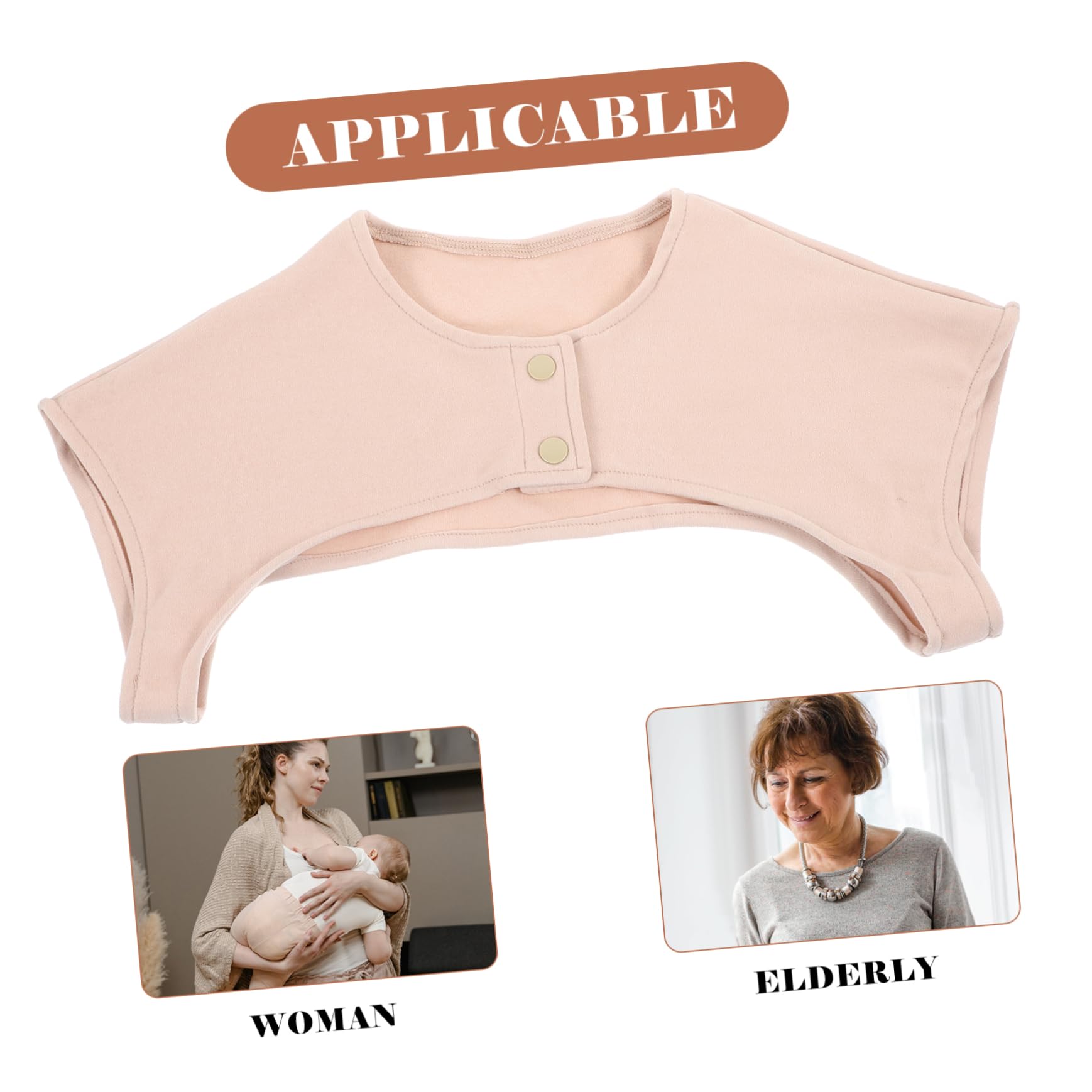 NULYLU Warm Vest Winter Elderly Shoulder Support Shoulder Brace Elderly Accessory Warming Neck Wrap Winter Elderly Shoulder Protector Elderly Shoulder Protection Brace Shoulder Accessory