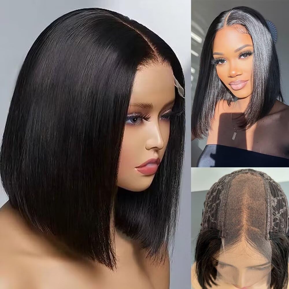 Amazon.com : 2X6 Deep Parting SKINLIKE Real HD Human Hair  display picture 3