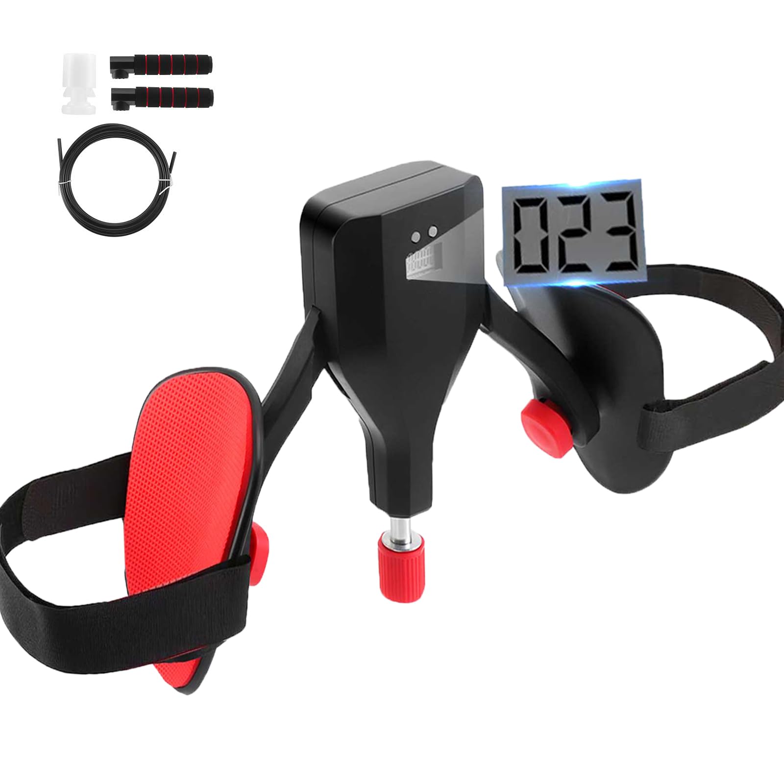 Kegel Trainer & Thigh Master - 50KG Resistance Thigh Exerciser for Women/Men, Pelvic Floor Exercise Device with Smart Counter, 3-in-1 Home Gym (Inner Thigh Trainer, Arm Toner, Skipping Rope)
