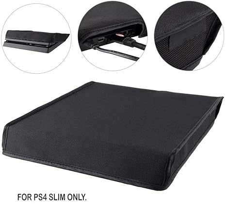 New World Dust Cover for PS4 Slim Console, Soft Dust Proof Cover Case Guard for PS4 Slim Console, Anti Scratch Waterproof Cover Protector Sleeve…