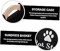 Vista 12 de Caja de almacenamiento de tela, cajas de juguetes para gatos, perros, mascotas, cubo de almacenamiento para gatos