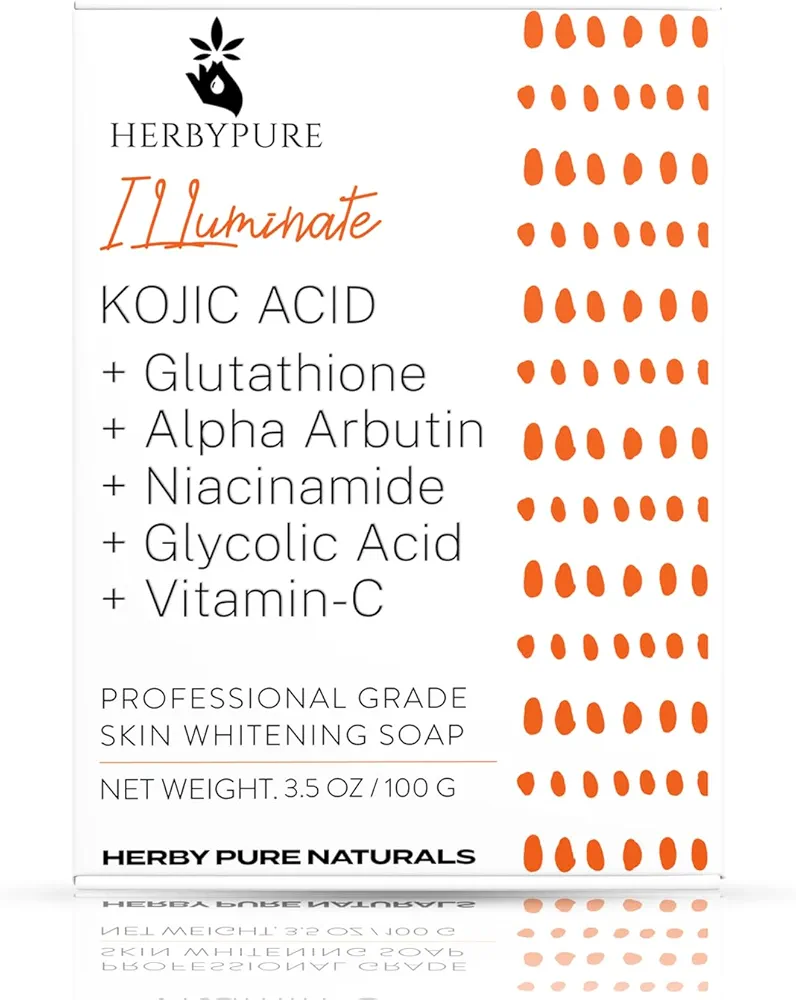 Illuminate by Herby Pure Naturals Kojic Acid, Glutathione, Alpha
