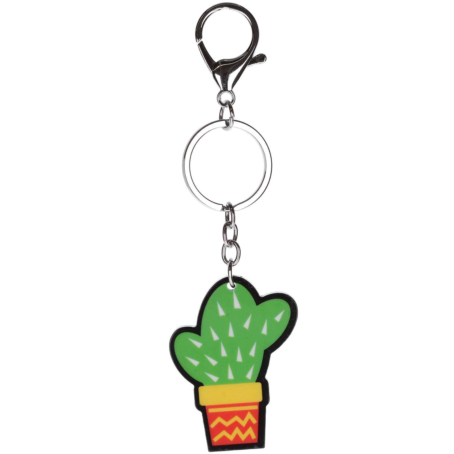 Stands Out, Supplying Outstanding Gifts Cactus Plant Mexican Desert Novelty Keyring Bag Tag Charm