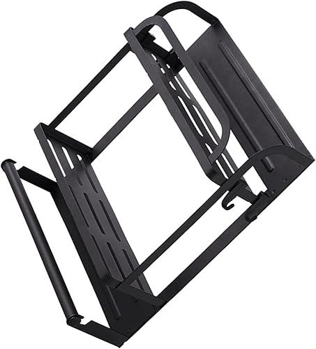 Miniatura 6 de Organizador magnético para especias, estante magnético para refrigerador, estante de almacenamiento con soporte para toallas de papel para