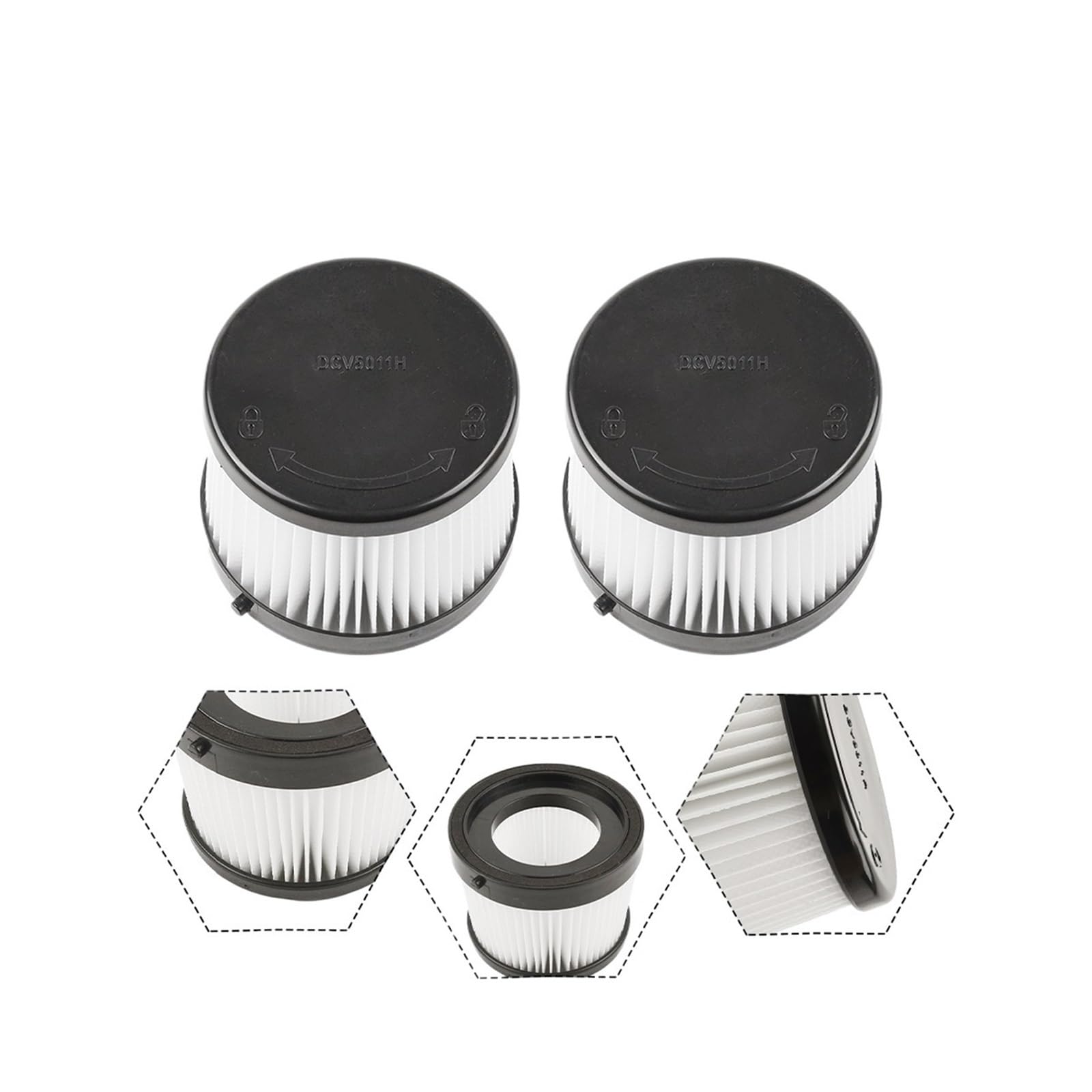 2 Szt., Kompatybilne Z DCV5011H DCV501, Zamienny Filtr Zmywalny Do Odkurzacza(4PCS)