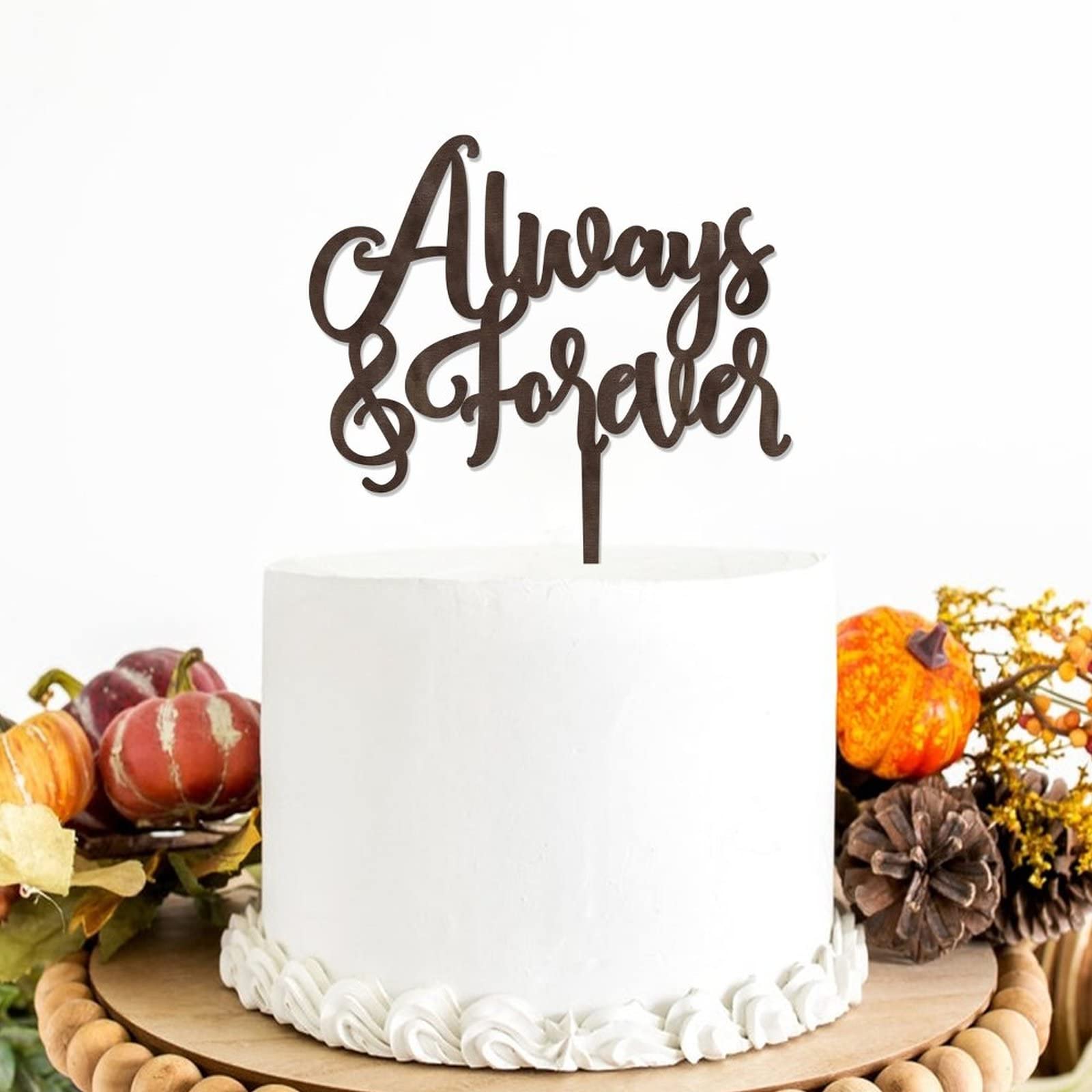 Topper Per Torte In Acrilico, Decorazione Per Torte Nuziali, Decorazione Per Torte Nuziali, Decorazione Per Torte Nuziali E Sposi (legno - 14