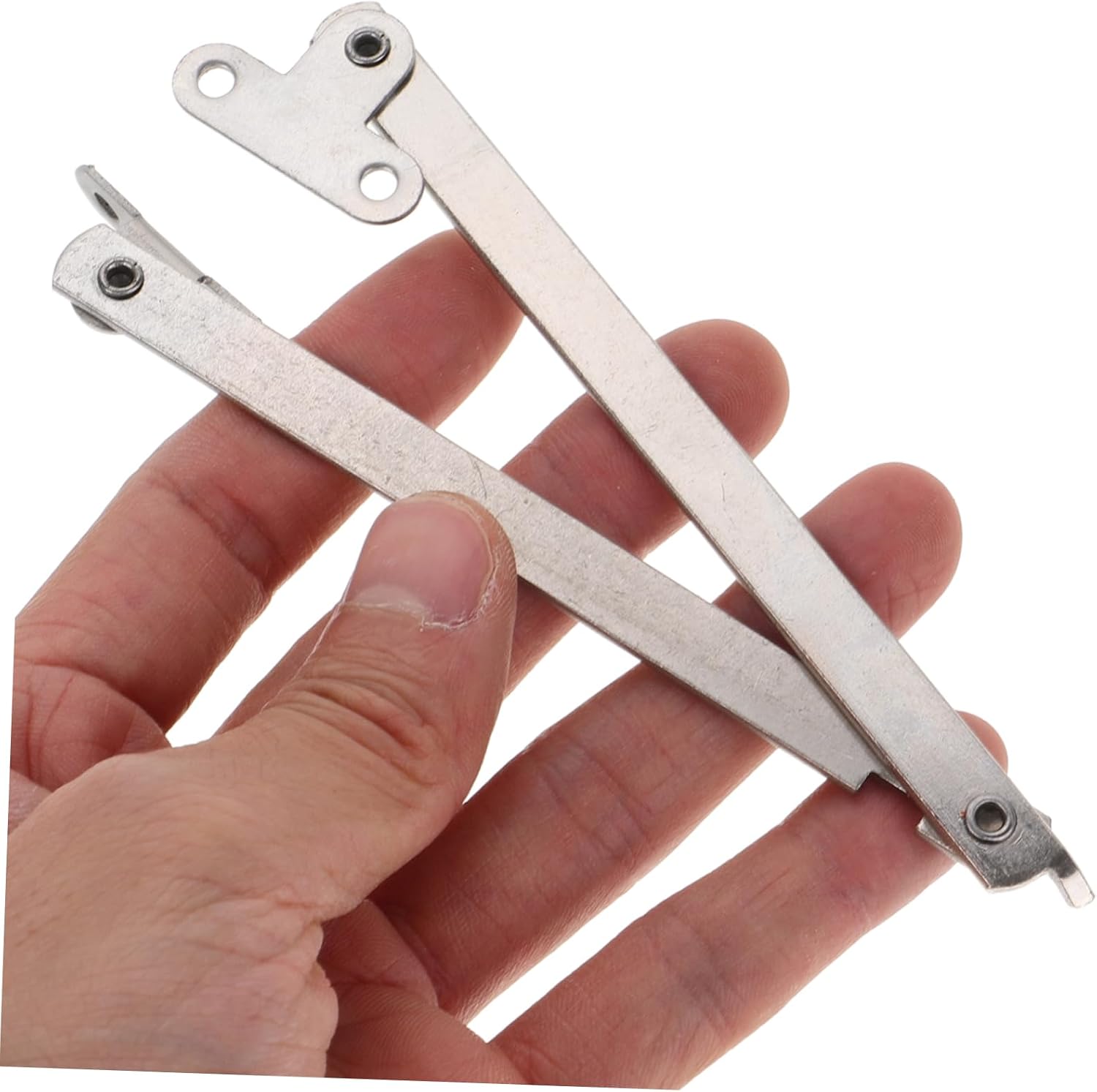 SEWACC 4Pcs Durable Support Rods with Self Balancing Hinges for Cabinet Doors Easy to Install Lid Support for Boxes and Furniture