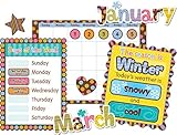 Creative Teaching Press Dots on Chocolate Calendar Set (1483)