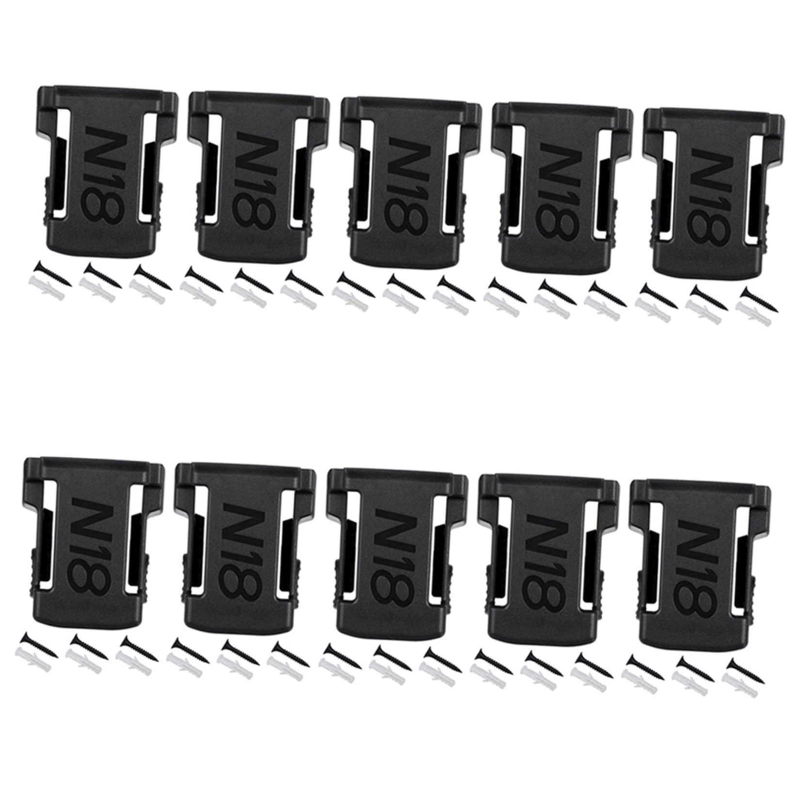 Supporto Per Batteria Da 10 Pezzi Supporto Per Batteria Durevole Materiale Di Installazione Semplice Adatto Per Qualsiasi Angolazione
