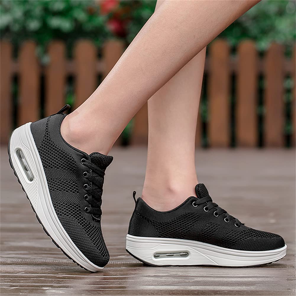 Femmes Minceur Taille Chaussures de Sport décontractées Plate-Forme Baskets pour Chaussures de Running sur Route Femme