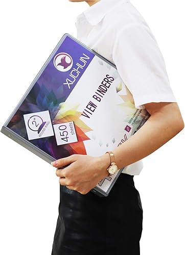 Miniatura 7 de Carpetas de 3 anillos de 1 pulgada, con dos bolsillos interiores, carpeta de 1 pulgada con capacidad para papel de tamaño carta de EE. UU. de 8.5 x