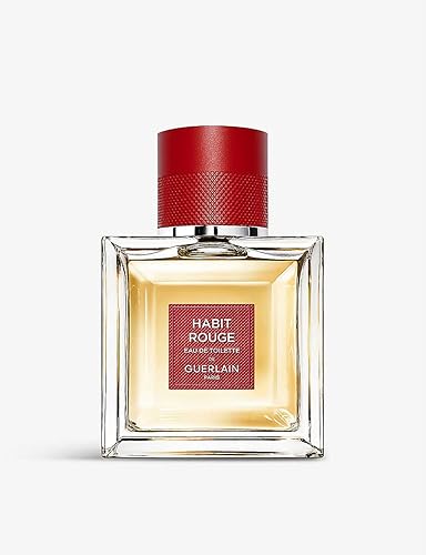 GUERLAIN Habit Rouge - Eau de Toilette en espray para hombre, 3.4 onzas