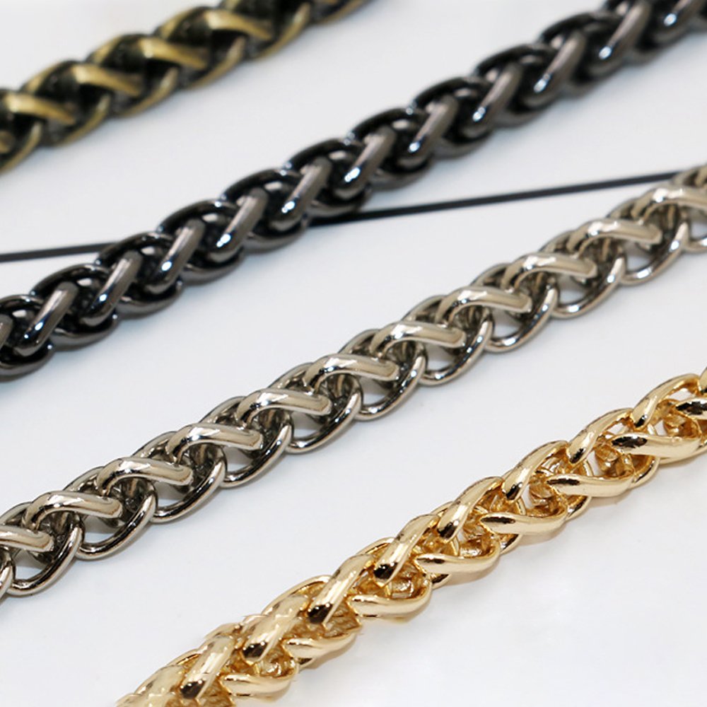 Chaîne De Rechange En Métal Doré, 110cm, En Cuir Pu, Pour Sac À