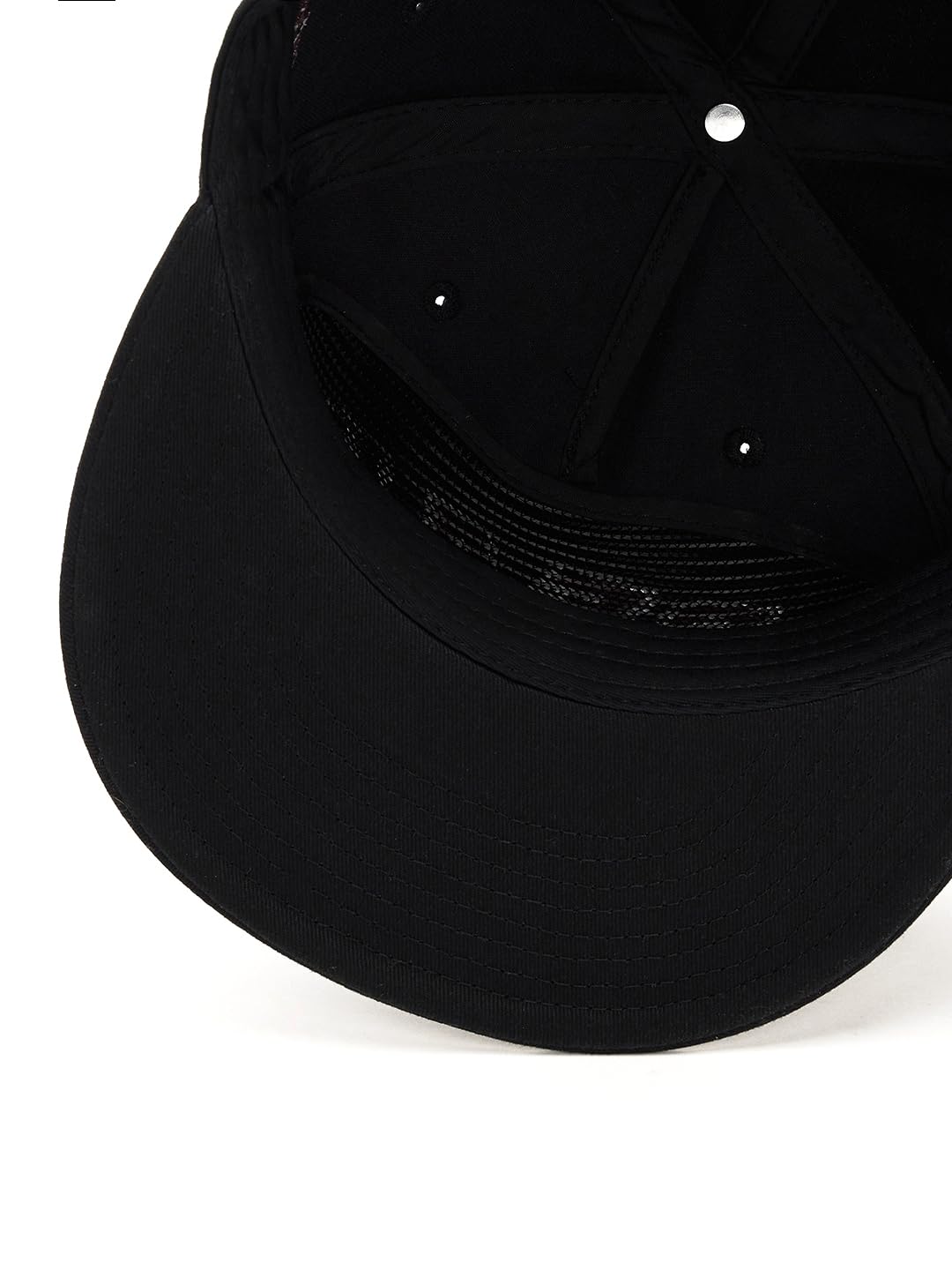 THE BEAR HOUSE Men's Trendy Streetwear Chenille Patch Snapback Baseball Cap Black 3