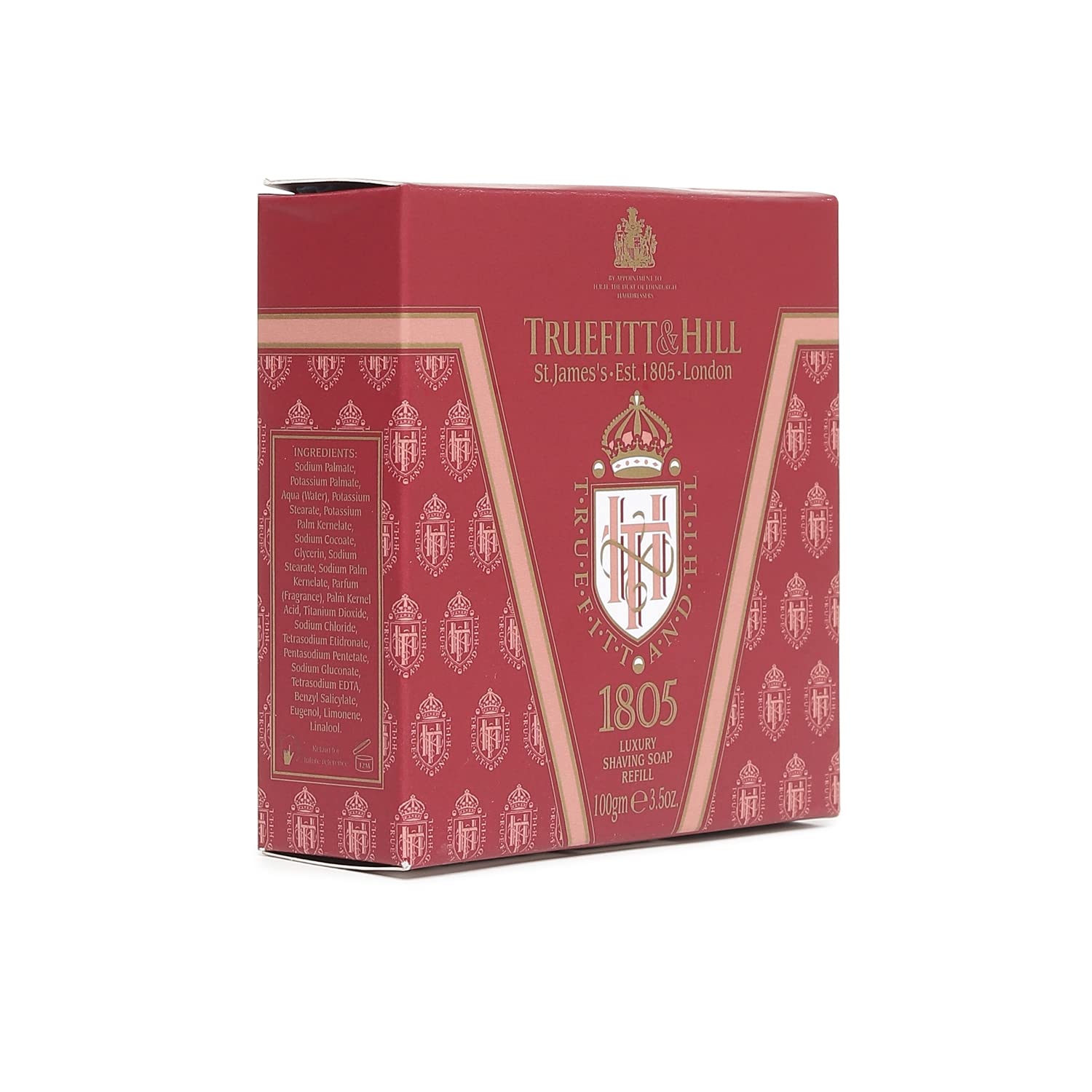 Truefitt & Hill 1805 Luxury Shaving Soap Refill 99gm | Essential Grooming Collection For Men | Suitable For All Skin Types