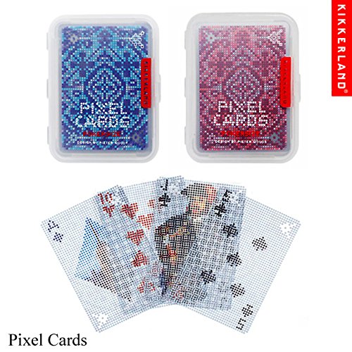 Amazon.co.jp: Kikkerland キッカーランド Pixel Cards ピクセル