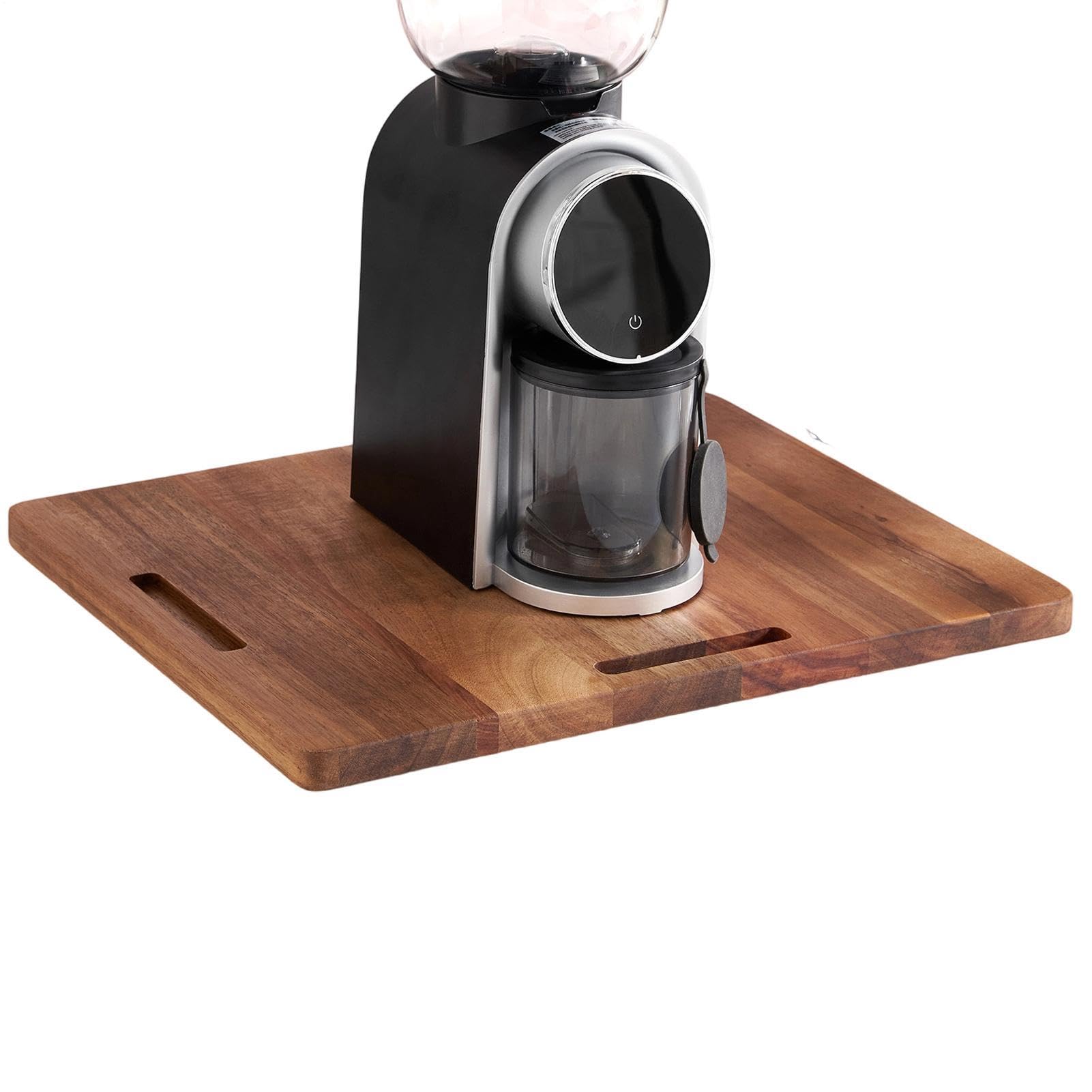 Schiebewanne für Kaffeemaschine, 360 Grad rollendes Holz, Schiebematte