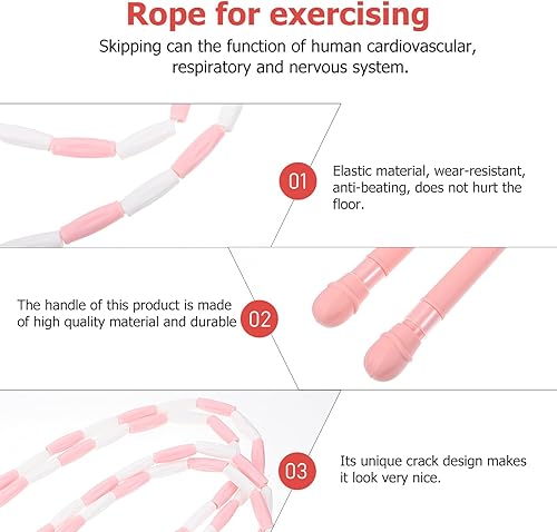 Miniatura 4 de BESPORTBLE Adjustable Portable Jumping Rope Lightweight Fitness Equipment for Home Outdoor Exercise Comfortable Non-slip Handle Suitable for Men