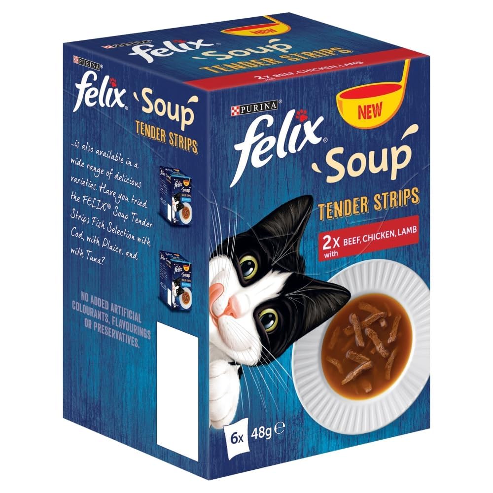 Felix Tender Strips Soup Time Wet Cat Food