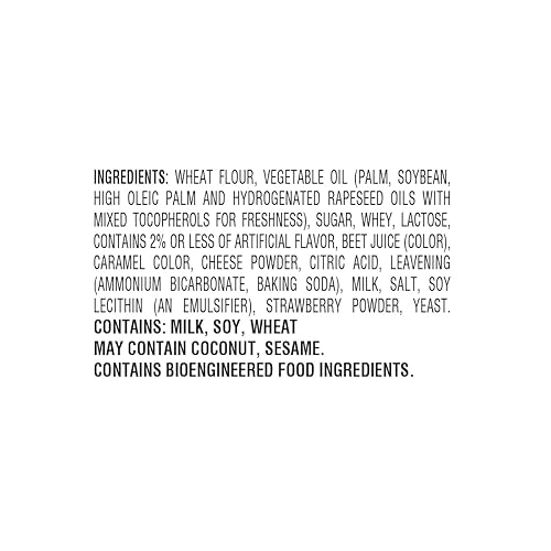 Miniatura 3 de MEIJI Yan Yan - Palitos de inmersión, crema de fresa, 2 onzas, paquete de 10 unidades, palitos de galletas con frases divertidas de animales